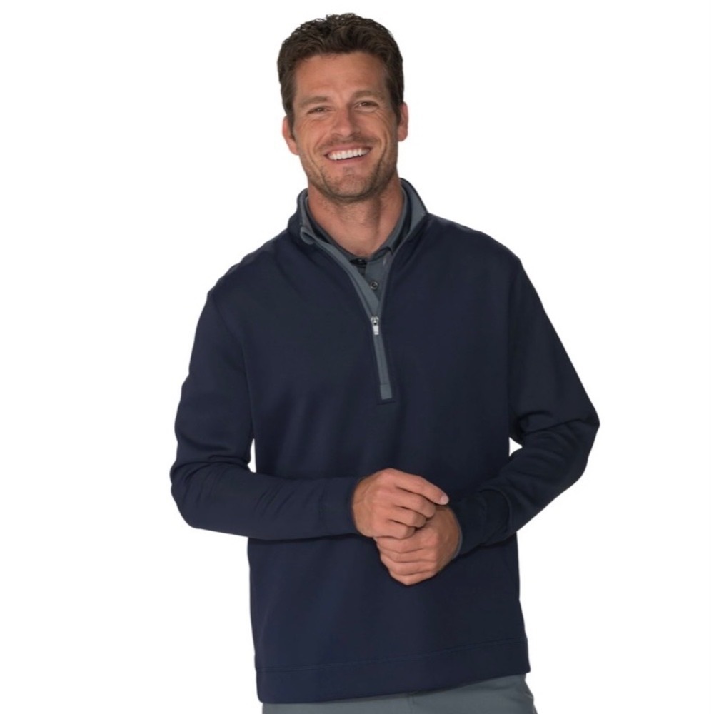 Chase 54 Dryfuze Half Zip Pullover Athletic Sweater Navy Size Small